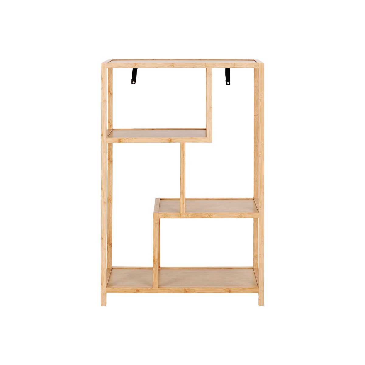 Lisomme Moos Bamboe Houten Boekenkast - B 77 cm - Naturel