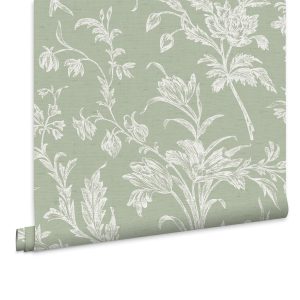 Laura Ashley Vliesbehang – Lloyd Saliegroen Laura Ashley Vliesbehang – Lloyd Saliegroen