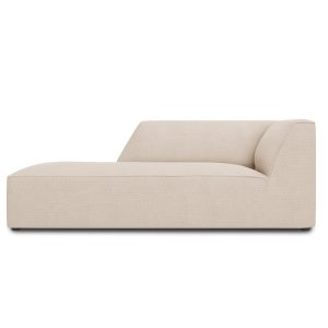Micadoni linker meridiaan Ruby structurele stof, beige – 180x93x69cm