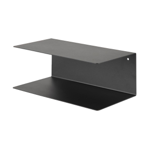 Lisomme Yara metalen wandplank zwart – 35 x 20 cm Lisomme Yara metalen wandplank zwart – 35 x 20 cm