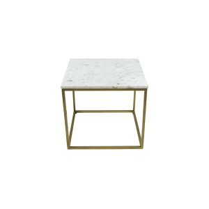 Kick bijzettafel Marble 50x50cm – Wit Kick bijzettafel Marble 50x50cm – Wit