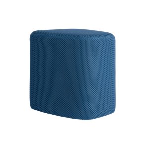 Leitmotiv poef Retro Mesh – blauw – 36x36x36cm Leitmotiv poef Retro Mesh – blauw – 36x36x36cm