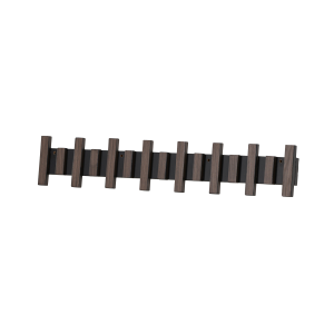 Nest living Karsten Houten Wandkapstok met 8 Haken – Donkerbruin Nest living Karsten Houten Wandkapstok met 8 Haken – Donkerbruin