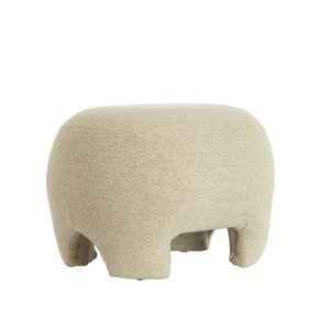 Light & Living poef ZENICA – 53x41x38 cm – wit Light & Living poef ZENICA – 53x41x38 cm – wit