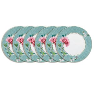 Pip Studio – Blushing Birds Borden – Servies set van 6 – 21cm Pip Studio – Blushing Birds Borden – Servies set van 6 – 21cm