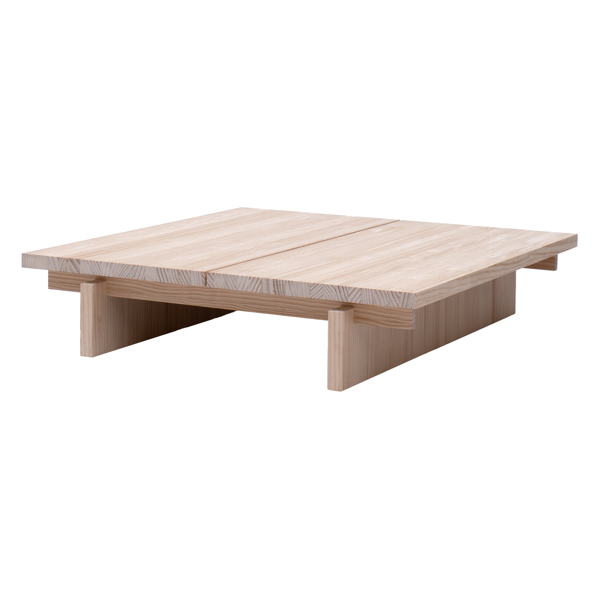 Naan Furniture Salontafel Olivera - Natuurlijk ongelakt massief grenen