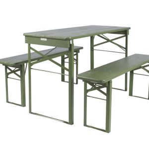 MaximaVida inklapbare bierset Berlijn 120 cm olijfgroen – FSC hout MaximaVida inklapbare bierset Berlijn 120 cm olijfgroen – FSC hout
