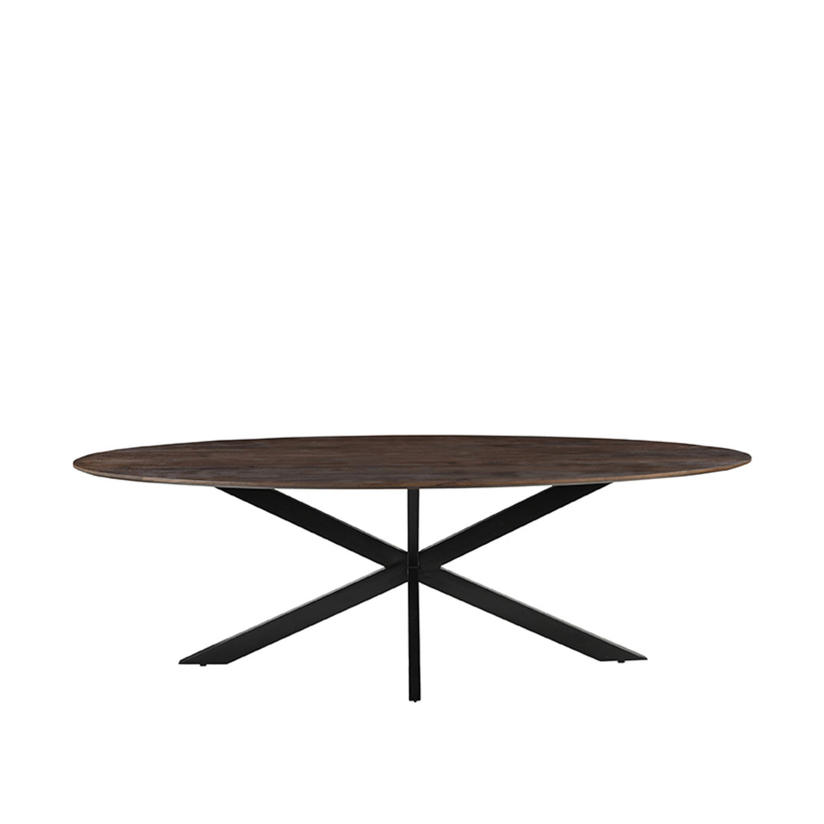 LABEL51 Eettafel James - Donkerbruin Mangohout - 240x100x76cm