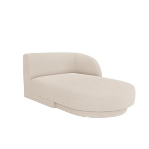 Micadoni rechter chaise longue Miley 2-zits, boucle beige – 156x90x70c Micadoni rechter chaise longue Miley 2-zits, boucle beige – 156x90x70c