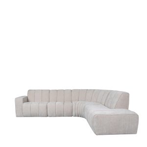 LABEL51 Hoekbank Vitoro Rechts – Naturel Stof – 302x253x82cm LABEL51 Hoekbank Vitoro Rechts – Naturel Stof – 302x253x82cm