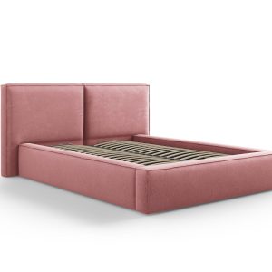 Micadoni Opbergbed met hoofdeinde Jodie 140x200cm, structurele stof, r Micadoni Opbergbed met hoofdeinde Jodie 140x200cm, structurele stof, r