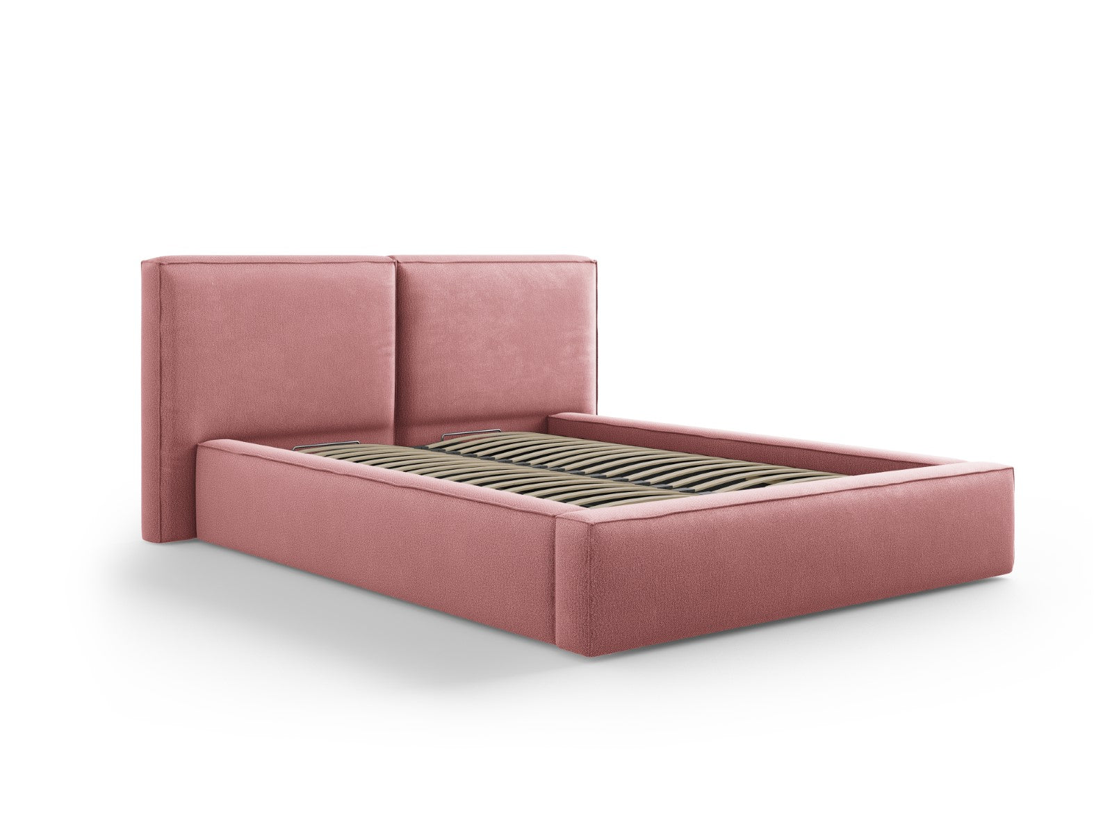 Micadoni Opbergbed met hoofdeinde Jodie 140x200cm, structurele stof, r