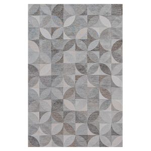 Lola&Moi vloerkleed Rock Crystal – zilver – 200x280cm Lola&Moi vloerkleed Rock Crystal – zilver – 200x280cm
