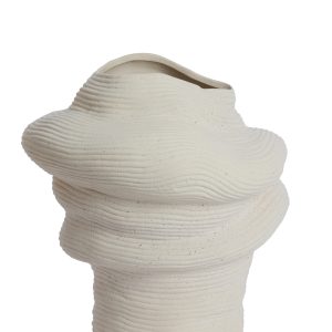 Light & Living vaas LUZZ – 33.5x32x34cm – wit Light & Living vaas LUZZ – 33.5x32x34cm – wit