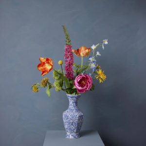 Madame Fleurie Floral Symphony Boeket inclusief Vaas – Luxe Zijden blo