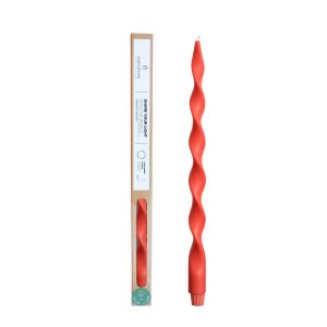 Originalhome spiraalkaars 40 cm – rood Originalhome spiraalkaars 40 cm – rood
