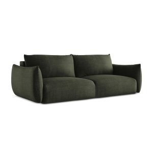 LaMiaSofa 3-zits slaapbank Savona – textuurstof – olijf – 230x105x90
