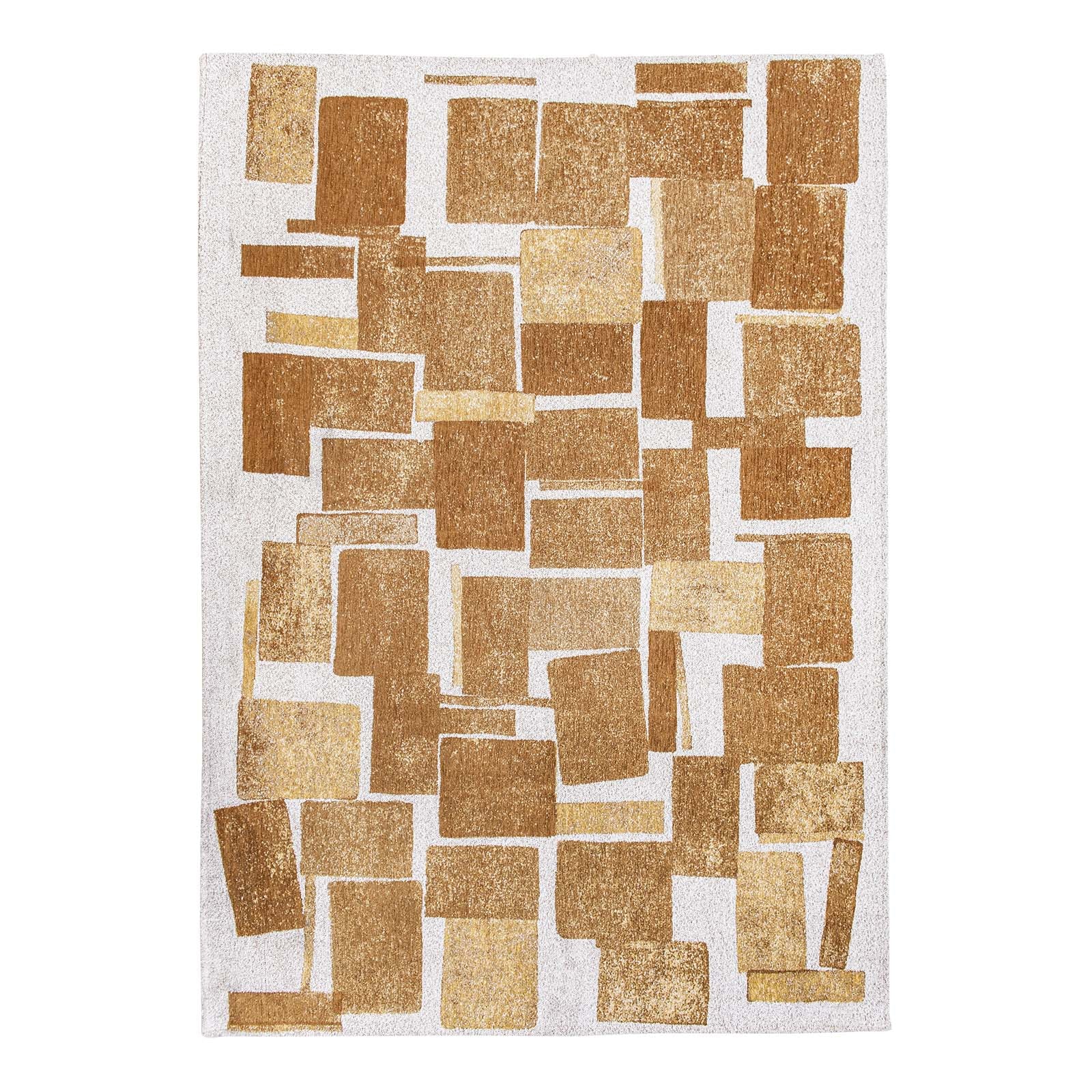 Louis De Poortere vloerkleed Nuggets - geel - 80x150cm