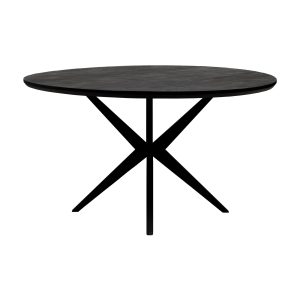 Kick eettafel Havard – 140cm – Zwart Kick eettafel Havard – 140cm – Zwart