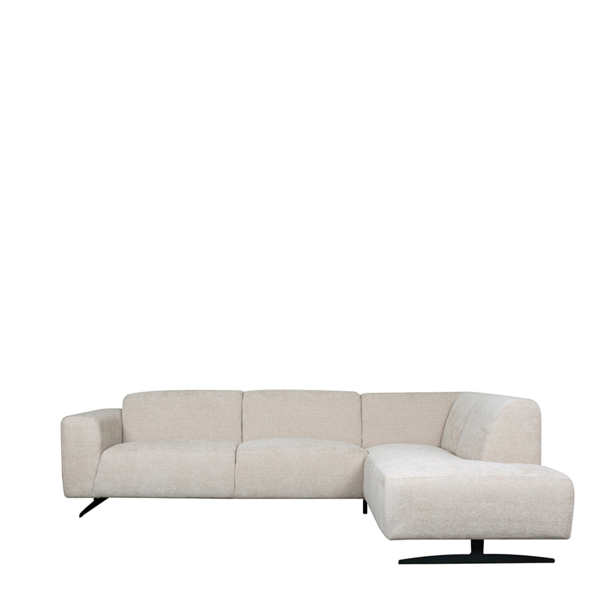 LABEL51 Hoekbank Rodano Rechts - Naturel Stof - 278x210x75cm