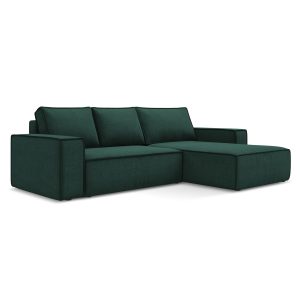 LaMiaSofa hoekbank rechts Livorno – textuurstof – flessengroen – 290×1 LaMiaSofa hoekbank rechts Livorno – textuurstof – flessengroen – 290×1