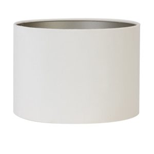 Light & Living lampenkap VELOURS – Ø20x15cm – wit Light & Living lampenkap VELOURS – Ø20x15cm – wit