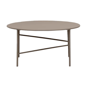 Lisomme Mila metalen tuin salontafel taupe – Ø70 cm Lisomme Mila metalen tuin salontafel taupe – Ø70 cm