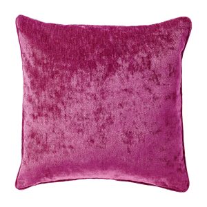 LEWY – sierkussen 45×45 cm – glansvelours – Festival Fuchsia – roze LEWY – sierkussen 45×45 cm – glansvelours – Festival Fuchsia – roze