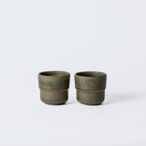 Mimo Homeware koffiekopje Deep Moss – 230 ml – set van 2 Mimo Homeware koffiekopje Deep Moss – 230 ml – set van 2