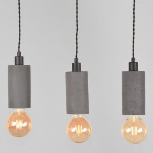 LABEL51 Hanglamp Fresco – Donkergrijs Beton – 80x9x120cm LABEL51 Hanglamp Fresco – Donkergrijs Beton – 80x9x120cm