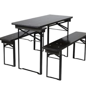 MaximaVida inklapbare bierset Berlijn 120 cm zwart – FSC hout MaximaVida inklapbare bierset Berlijn 120 cm zwart – FSC hout