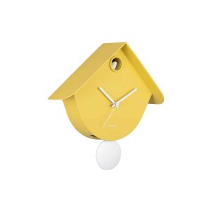 Karlsson wandklok Cool Retro – geel – 7.5×25.5×25.8cm Karlsson wandklok Cool Retro – geel – 7.5×25.5×25.8cm