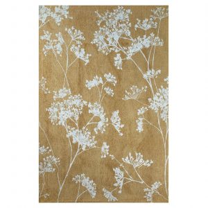 Lola&Moi vloerkleed Herbarium – goud – 240x340cm Lola&Moi vloerkleed Herbarium – goud – 240x340cm