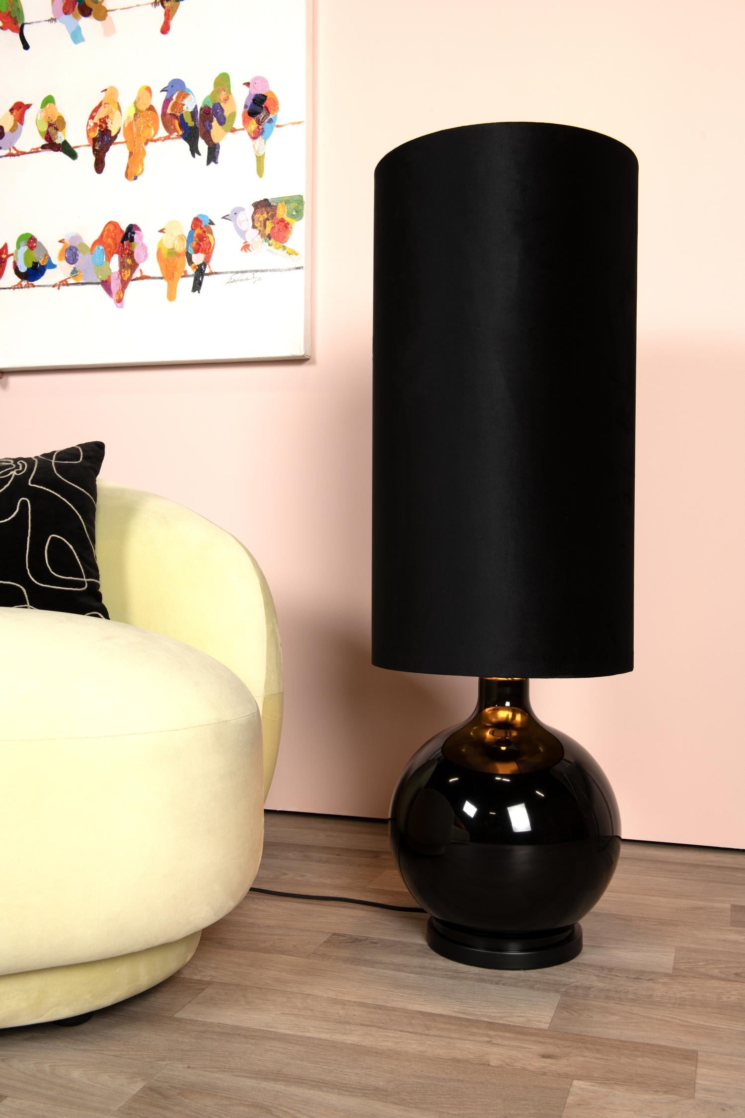 Lucide vloerlamp ESTERAD - 1xE27 - Zwart