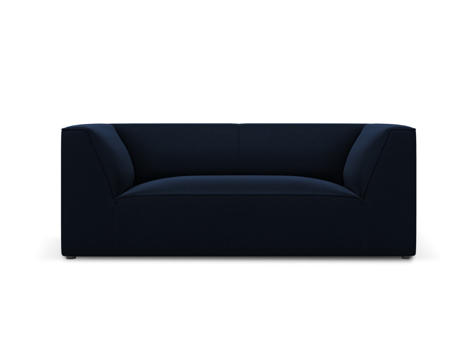 Micadoni Bank Ruby 2-zits, flueel, koningsblauw - 93x174x69cm