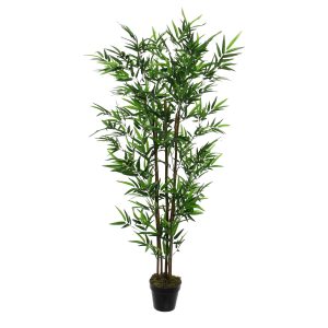 Mica Decorations Bamboe Kunstplant – H155 x Ø90 cm – Groen Mica Decorations Bamboe Kunstplant – H155 x Ø90 cm – Groen