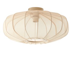 Light & Living plafonnière PLUMALIA – bruin – Ø50x24cm Light & Living plafonnière PLUMALIA – bruin – Ø50x24cm