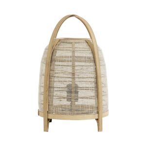 Light & Living tafellamp Jacinto – bruin – Ø27cm