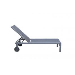 Aluminium ligbed "Mekka" – antraciet (per 2 stuks)