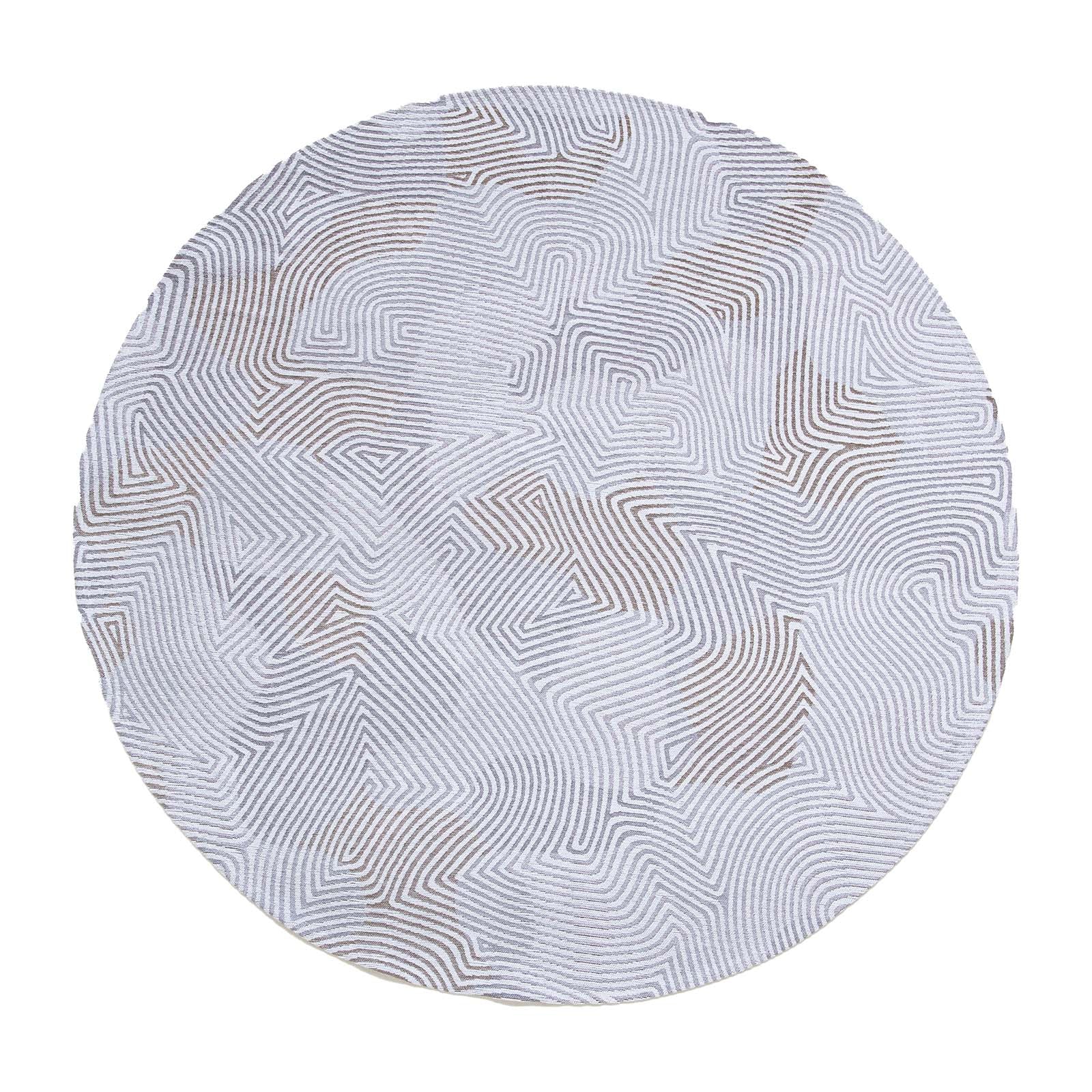 Ecorugs vloerkleed Oyster White - grijs - 240x240cm