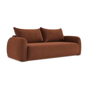 LaMiaSofa 3-zits slaapbank Amalfi – textuurstof – terracotta – 250×112 LaMiaSofa 3-zits slaapbank Amalfi – textuurstof – terracotta – 250×112