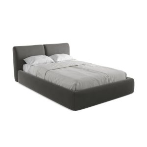 LaMiaSofa Bed met opbergruimte Milano – velours – staal – 160x228x82 LaMiaSofa Bed met opbergruimte Milano – velours – staal – 160x228x82