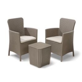 Allibert Miami balkonset cappuccino – 2-persoons