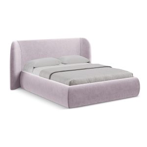 LaMiaSofa Bed met opbergruimte Trieste – velours – lavendel – 210x215x LaMiaSofa Bed met opbergruimte Trieste – velours – lavendel – 210x215x