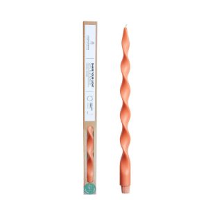 Originalhome spiraalkaars 40 cm – zalm Originalhome spiraalkaars 40 cm – zalm