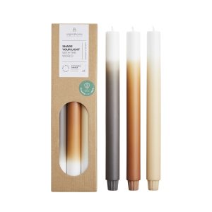 Originalhome dinerkaarsen verloop Pine Apple – 30 cm – set van 3 Originalhome dinerkaarsen verloop Pine Apple – 30 cm – set van 3