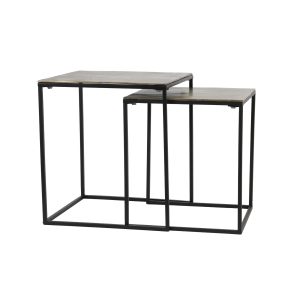 Light & Living bijzettafel BANOS – brons – 44.5×44.5×50.5cm Light & Living bijzettafel BANOS – brons – 44.5×44.5×50.5cm