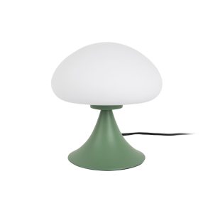 Leitmotiv tafellamp Hongo – groen – 20x20x21cm – Paddenstoellamp Leitmotiv tafellamp Hongo – groen – 20x20x21cm – Paddenstoellamp
