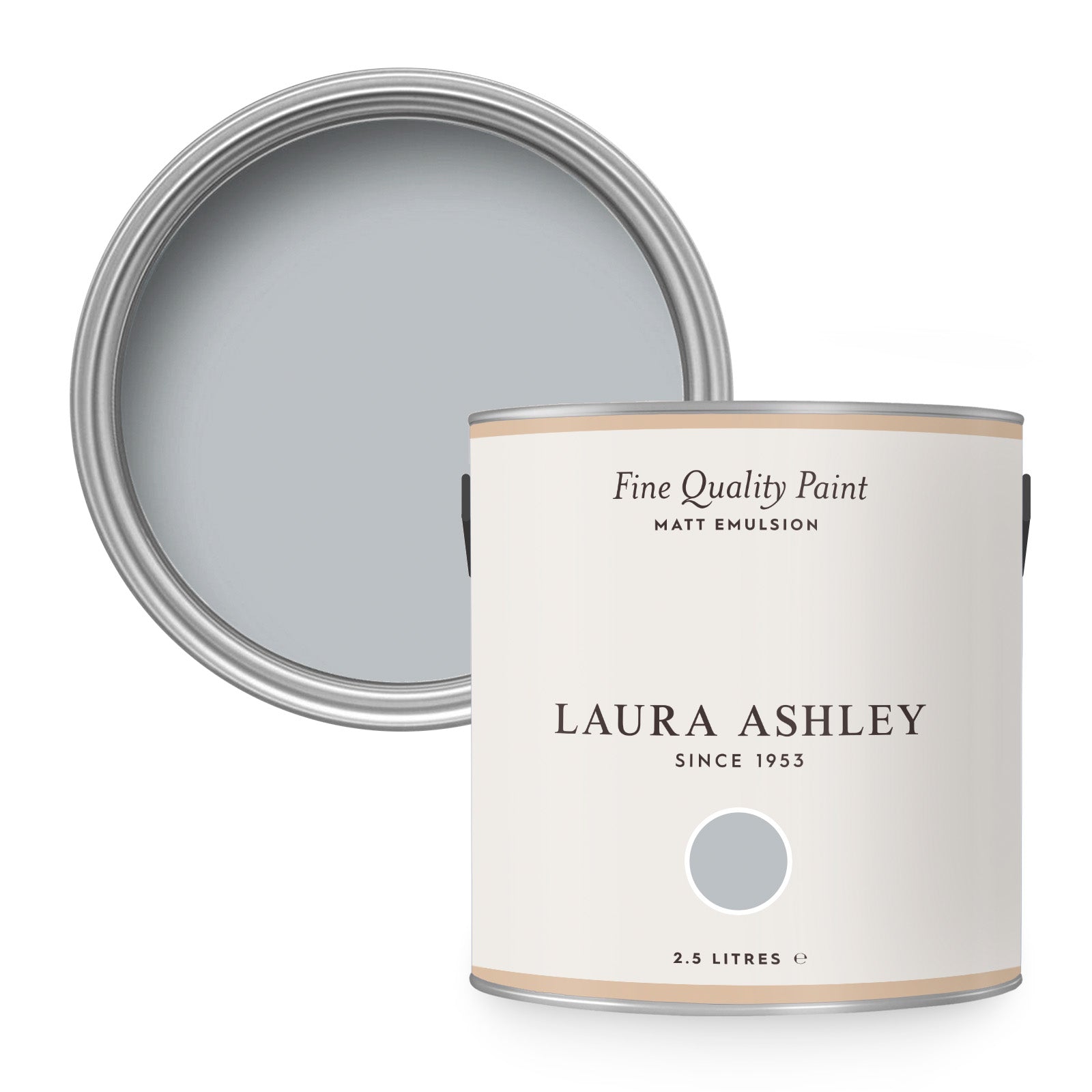 Laura Ashley Muurverf Mat Pale Slate 2,5 liter