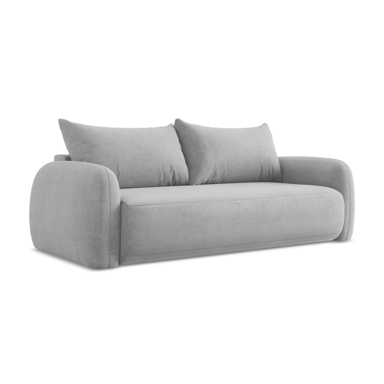 LaMiaSofa 3-zits slaapbank Amalfi - chenille stof - lichtgrijs - 250x1